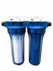 AQUA Logic - Inline Pre-Filter Combi 3/4 - PP + Carbon Granulate -  10 INCH - (inbouw voorfilter / douchefilter)