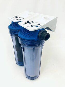 AQUA Logic - Inline Duo - Carbon + Ultra Full-Size - 10 INCH - (Inbouw Waterfilter)