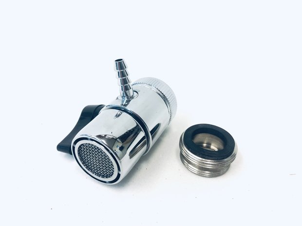 Diverter valve (kraanadapter) + Adaptor Ring