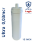 AQUA Logic - Filter Element - Inline - Ultra Full Size - 0,03mcr - 10 INCH