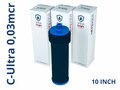 3x - AQUA Logic - Filter Element - Inline - C-Ultra - 0,03mcr - 10 INCH - Gen2