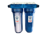 AQUA Logic - Inline Pre-Filter Combi 3/4 - PP + Carbon Granulate -  10 INCH - (inbouw voorfilter / douchefilter)_