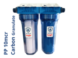 AQUA Logic - Inline Pre-Filter Combi 3/4 - PP + Carbon Granulate -  10 INCH - (inbouw voorfilter / douchefilter)_