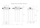 AQUA Logic - Inline 3/8 - C-Ultra - 0,03mcr - 10 INCH - Gen2 - (inbouw-waterfilter)_